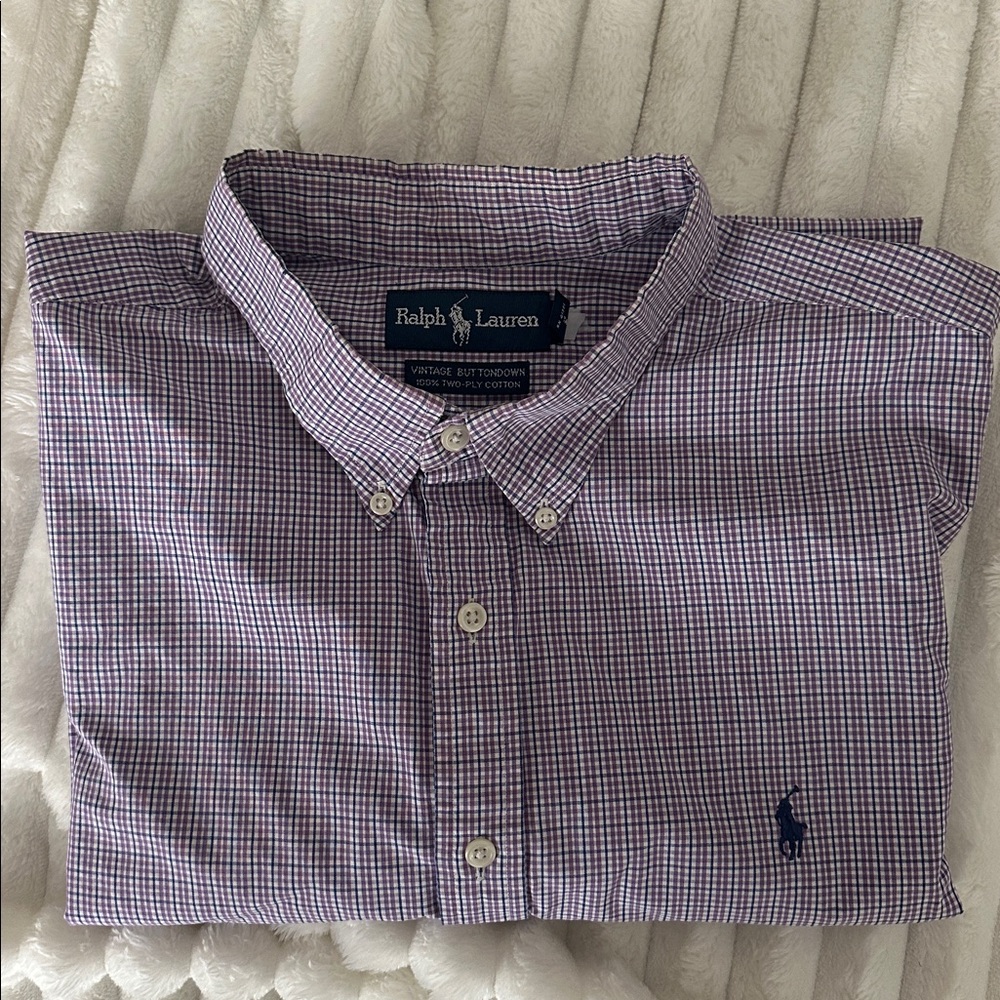 MENS Ralph Lauren short sleeve shirt, XXL